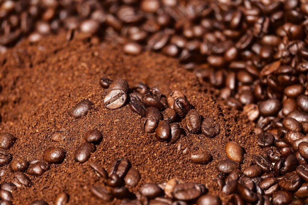 café en grains et moulu