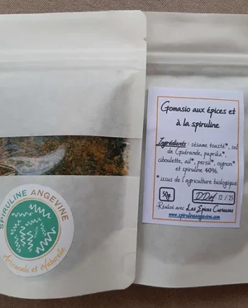 Gomasio aux épices et à la spiruline - Les épices curieuses