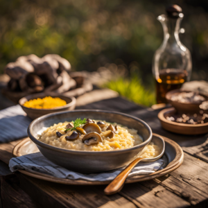 Risotto aux champignons et safran - Les épices curieuses