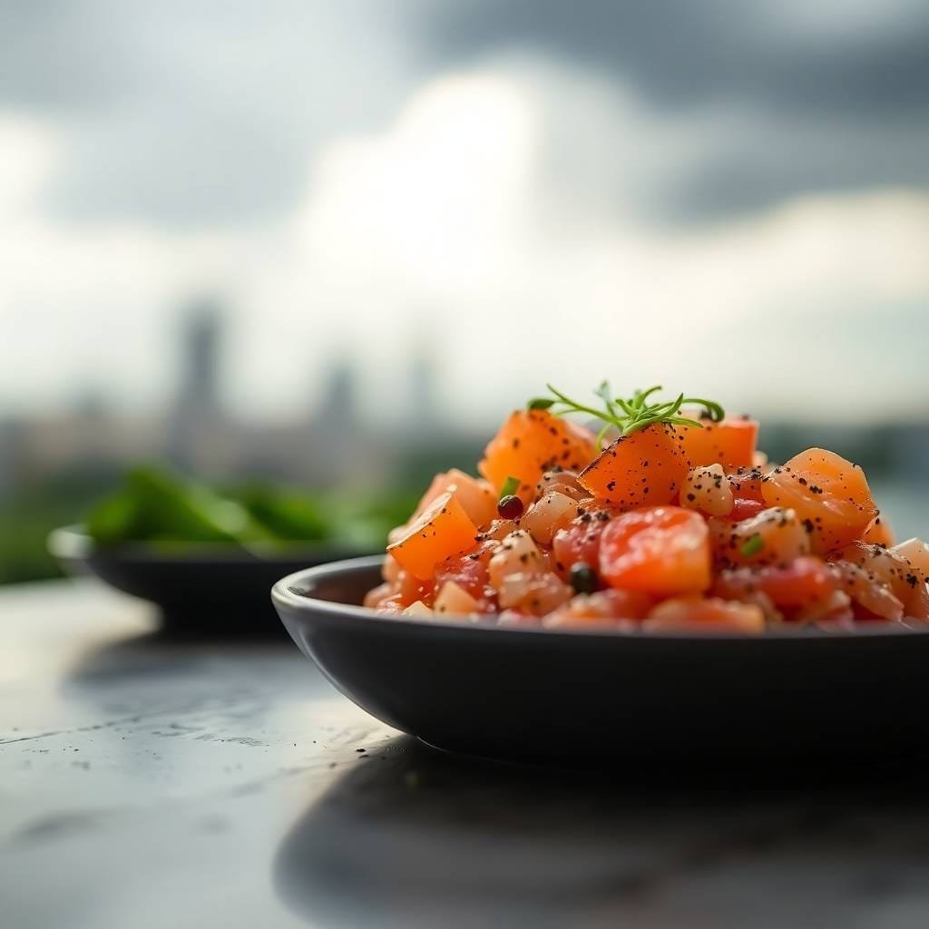 Tartare de Saumon au Poivre de Timut : Une Explosion de Saveurs - Les épices curieuses