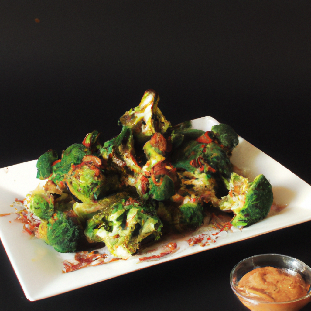 Brocoli croûte épices sauce yaourt - Les épices curieuses