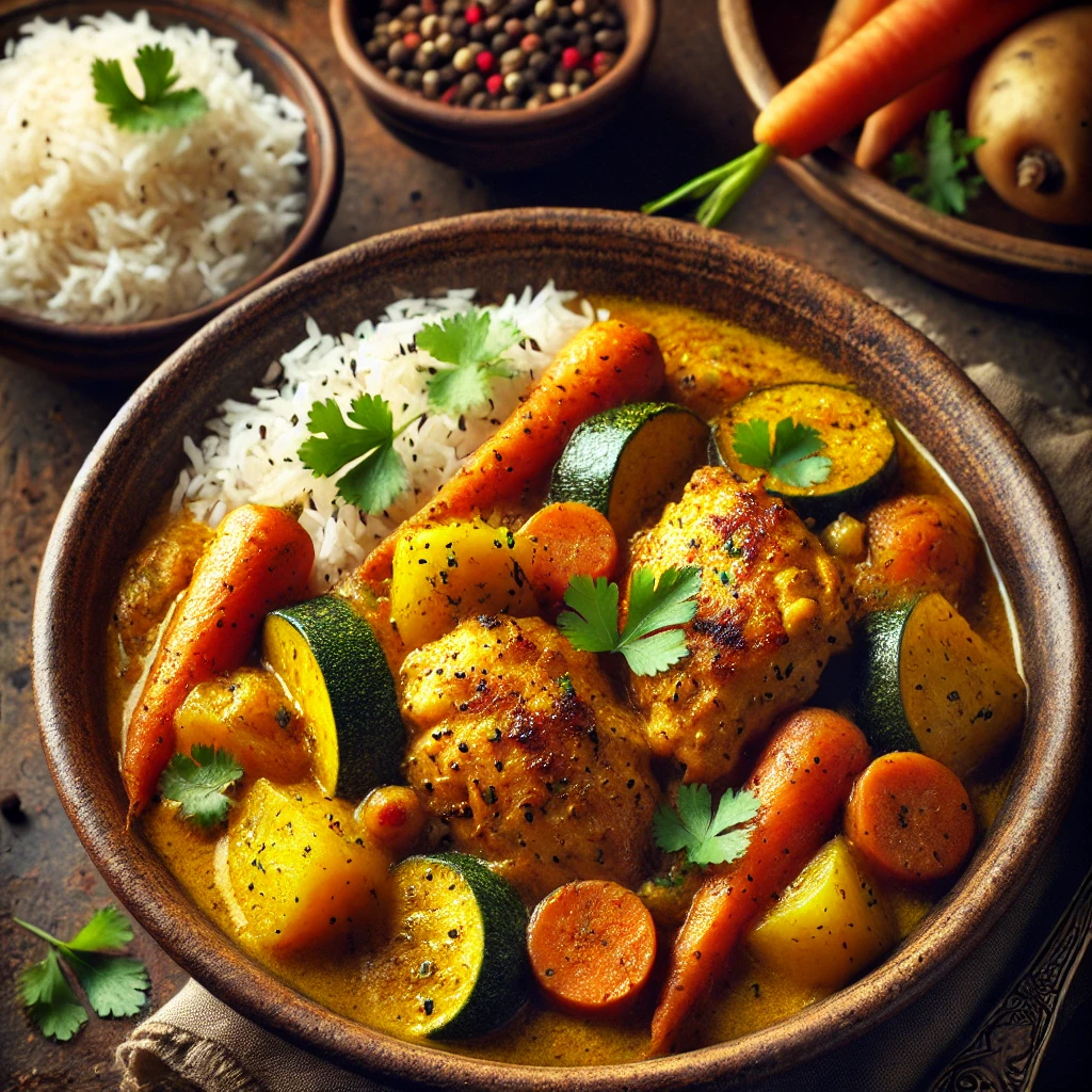 Colombo de Poulet  L’Incontournable Saveur des Antilles 