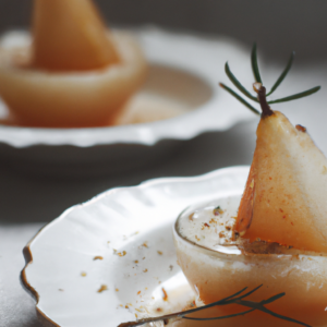 Poire rôtie pamplemousse vanille - Les épices curieuses