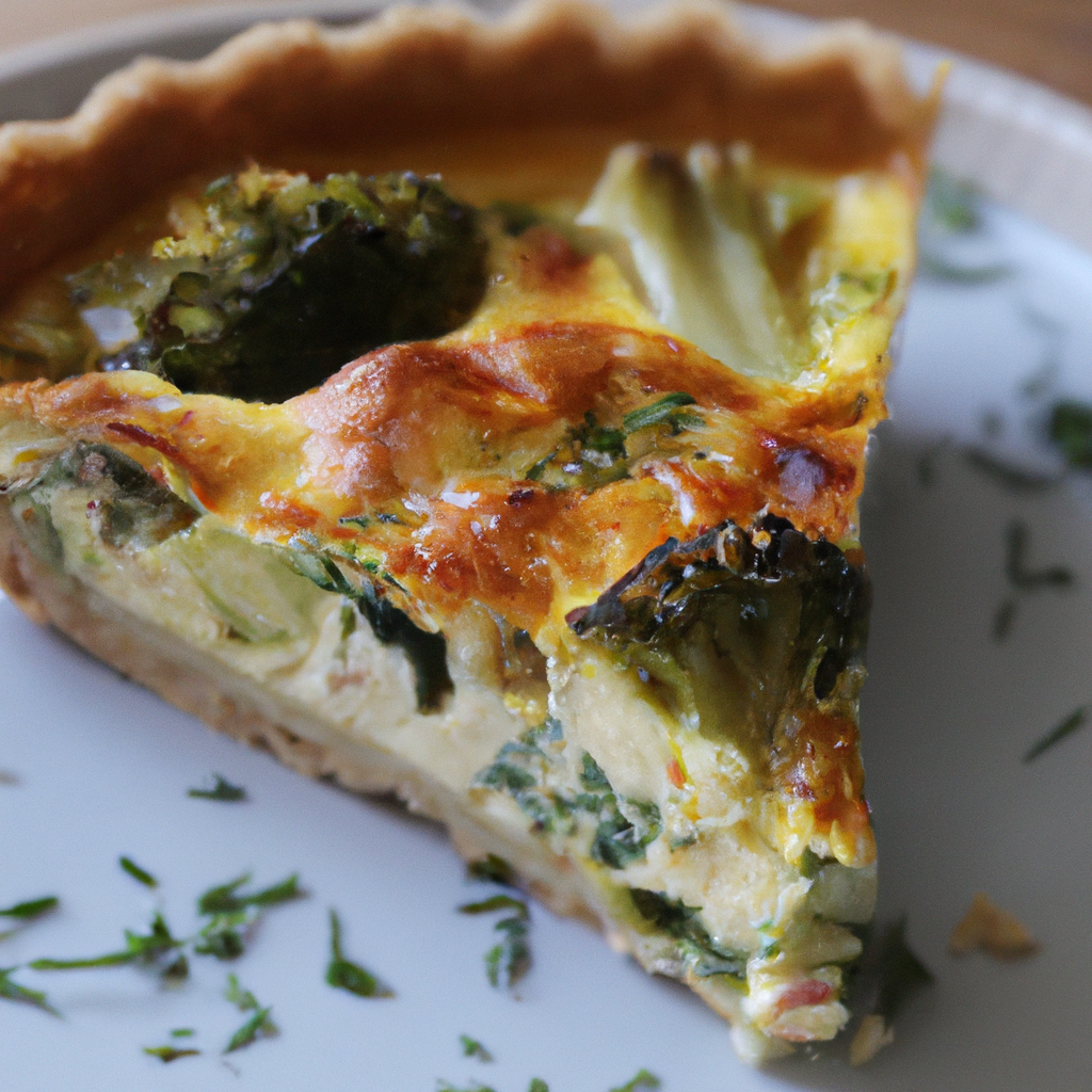 Quiche brocoli chèvre muscade thym - Les épices curieuses