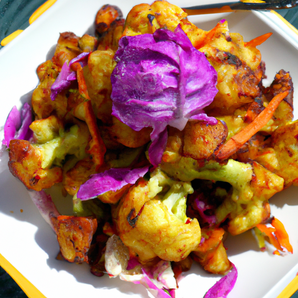 Salade de chou-fleur rôti au mélange tandoori - Les épices curieuses