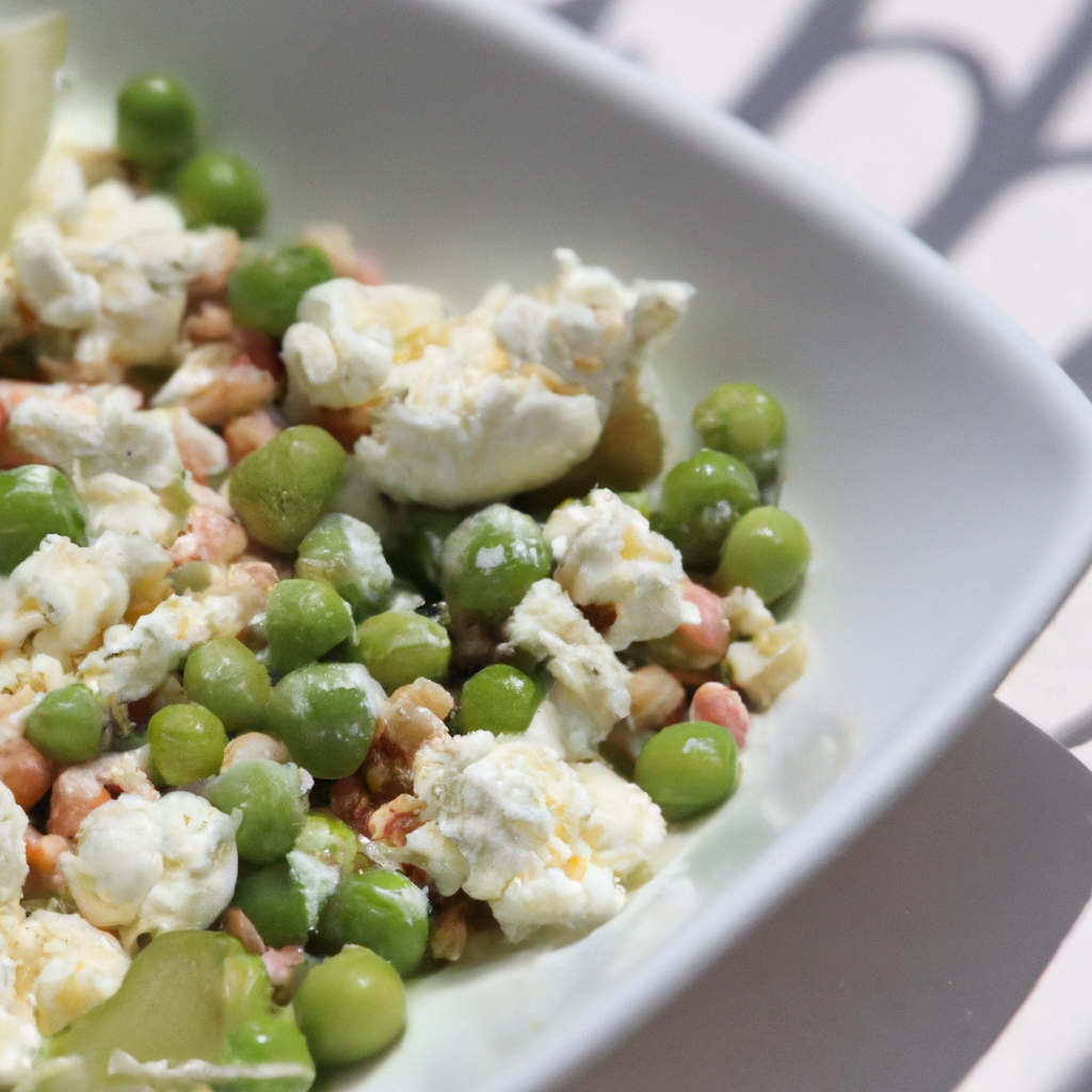 Salade petits pois mozzarella sumac - Les épices curieuses