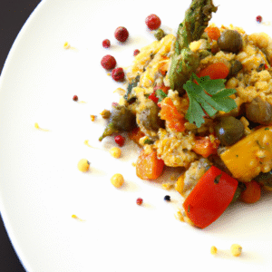 Couscous végétarien d’automne aux légumes rôtis, pois chiches et épices raz el hanout fumé- Les épices curieuses