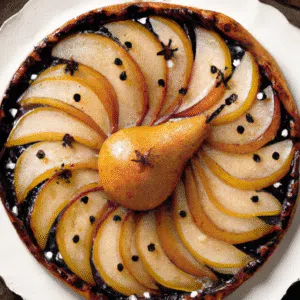 Tarte rustique aux poires caramélisées et poivre de Timut : le dessert d’automne original aux saveurs fruitées et épicées - Les épices curieuses