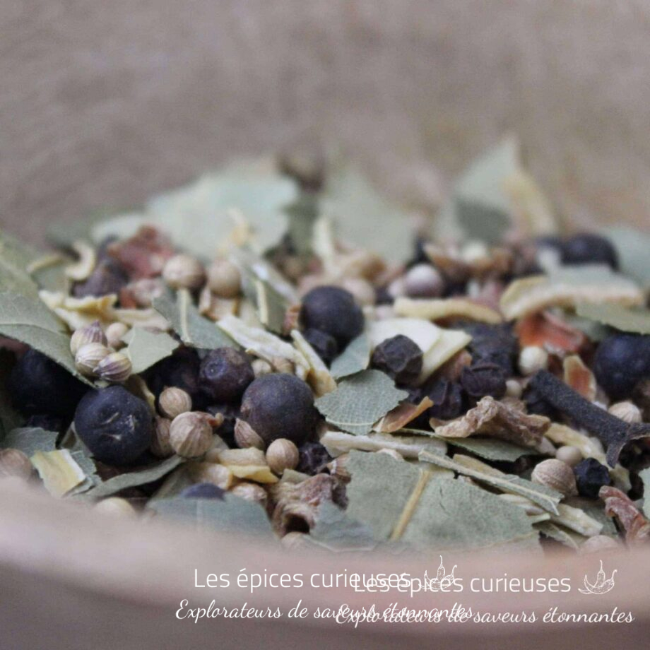 Assemblage Court bouillon morceaux - Les épices curieuses