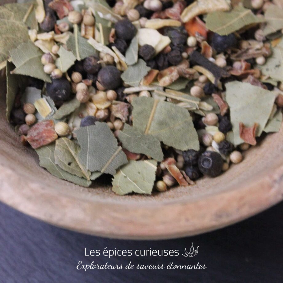 Assemblage court bouillon morceaux - Les épices curieuses
