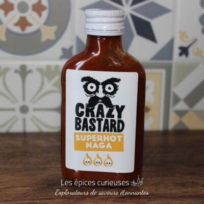 Sauce Piquante Crazy Bastard - Superhot Naga 100ml - Les épices curieuses