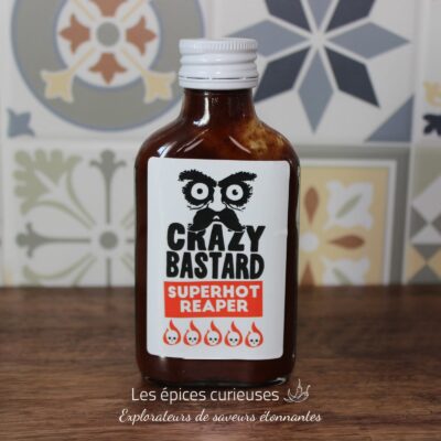 Sauce Crazy Bastard Superhot Reaper 100ml - Les épices curieuses