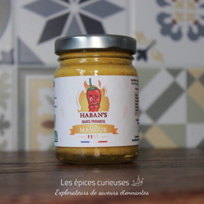 Haban's - Sauce saveur mangue - Pot de 90G - Les épices curieuses
