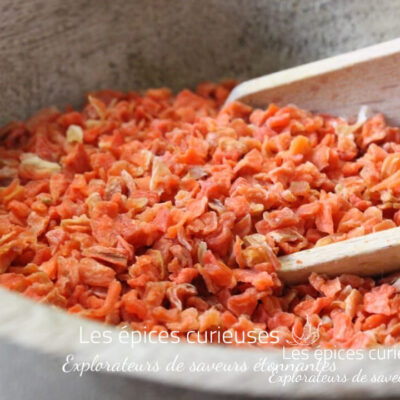 Carottes en petits morceaux - Les épices curieuses