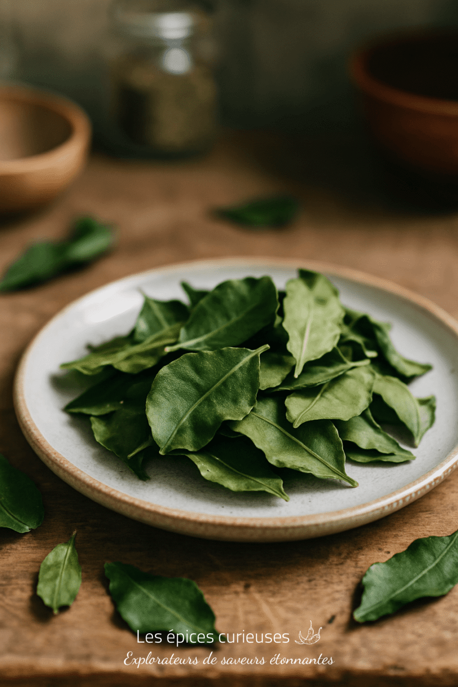 Combava feuille entière - 1000G - Les épices curieuses