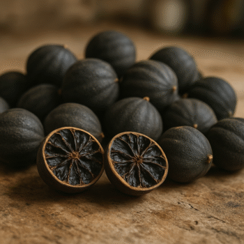 Citron noir entier