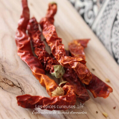 Piment Cornes de Xian - Entier et séché - Les épices curieuses