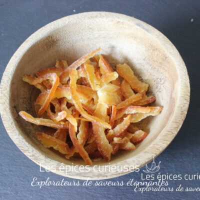 Ecorce d'iyokan Japonnais confite - Les épices curieuses