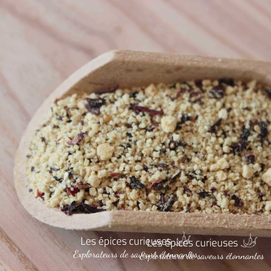 Fleur de sel Hibiscus Gingembre - Les épices curieuses