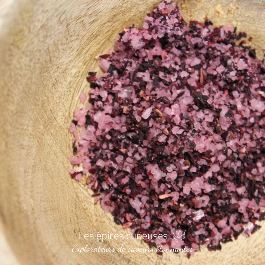 Fleur de sel à l'hibiscus - Les épices curieuses