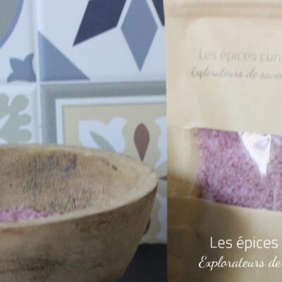 Fleur de sel au vin rouge Syrah - Les épices curieuses