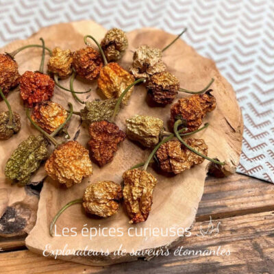 Piment Carolina Reaper - Entier et séché - Les épices curieuses