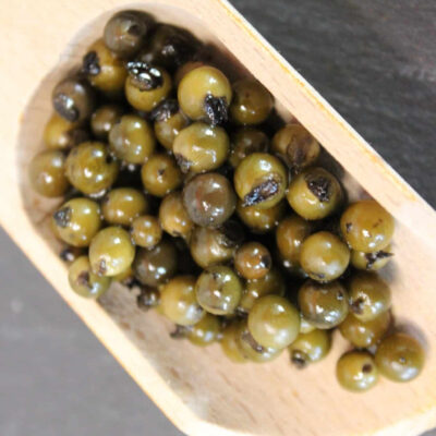 Poivre Kampot vert en saumure - Les épices curieuses