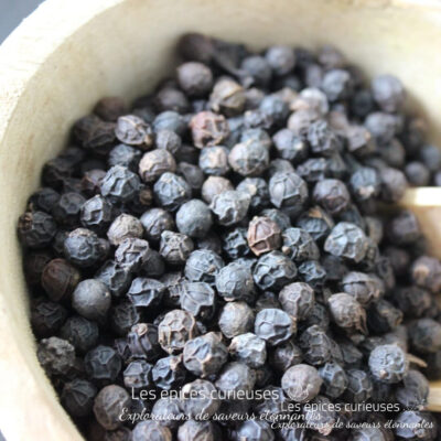 Poivre Diamant Noir Inde - Les épices curieuses