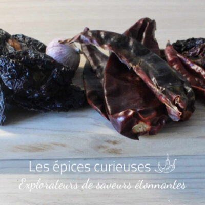 Assortiement de piment pour la sauce Enchilada - Les épices curieuses