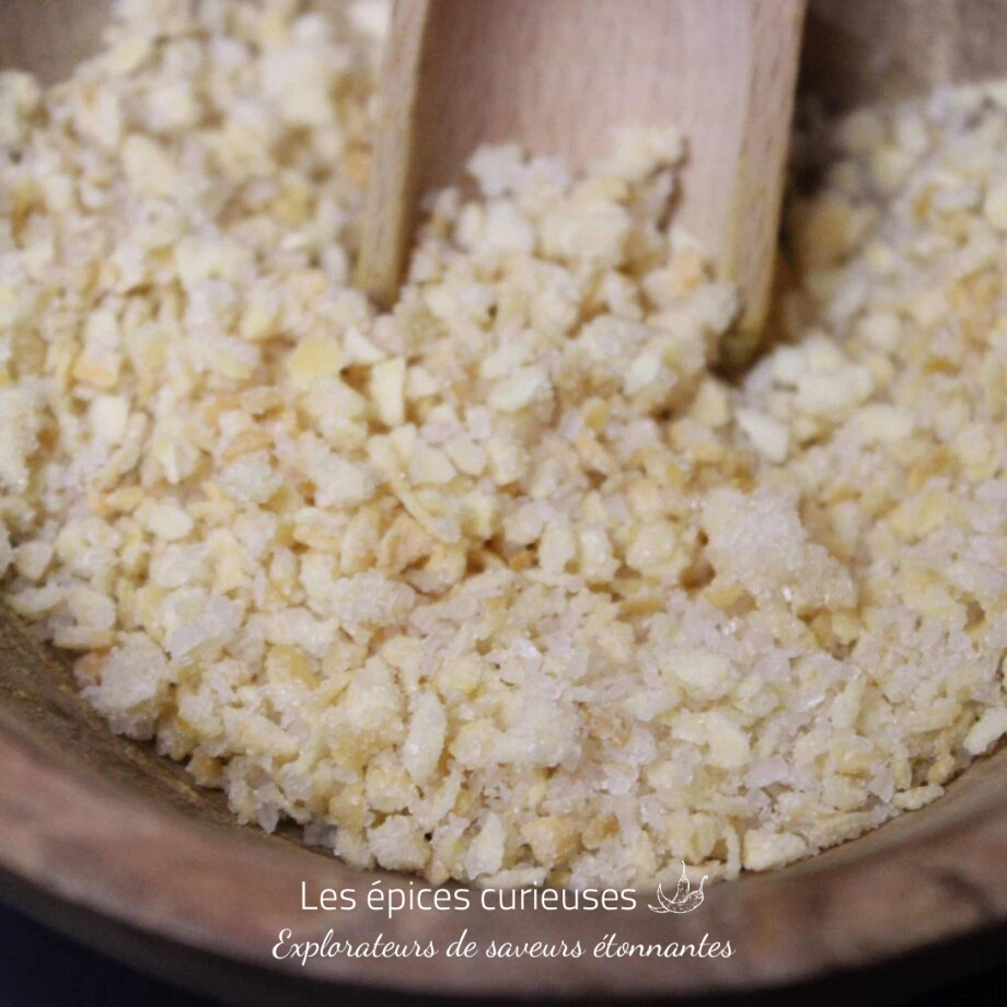 Sel à l'ail en flocons - Les épices curieuses