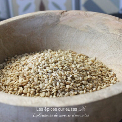 Sésame doré en grains - Les épices curieuses