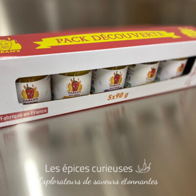 Coffret découverte Haban's - Les épices curieuses