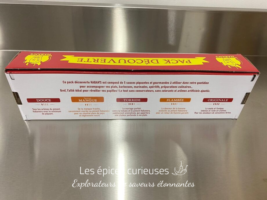 Coffret découverte Haban's - Les épices curieuses
