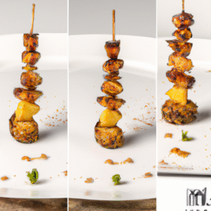 Brochettes d’ananas caramélisé au sirop d’érable et poivre noir – Dessert rapide et gourmand au barbecue- Les épices curieuses