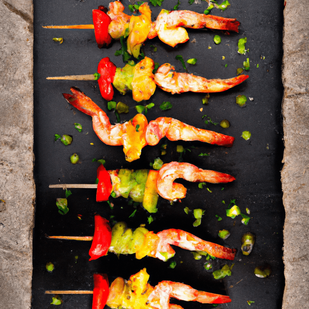 Brochettes de crevettes marinées au paprika fumé et citron vert – recette barbecue savoureuse et facile- Les épices curieuses