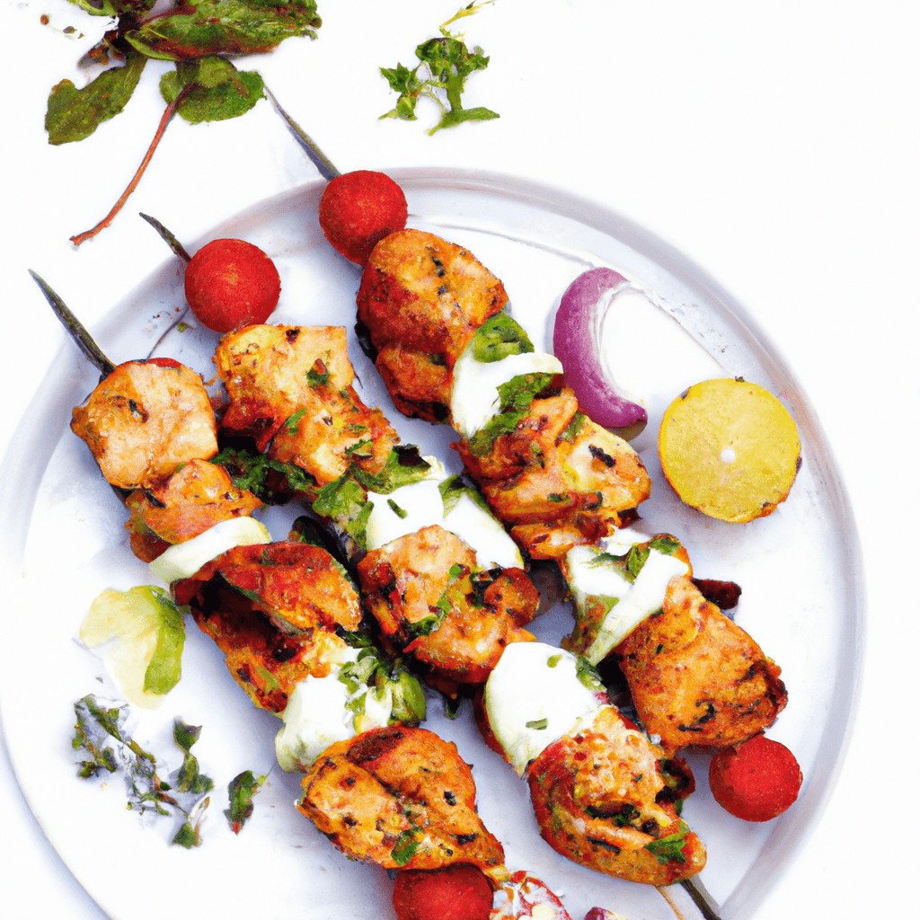 Brochettes de poulet au yaourt et garam masala : recette facile et savoureuse pour barbecue d’été- Les épices curieuses