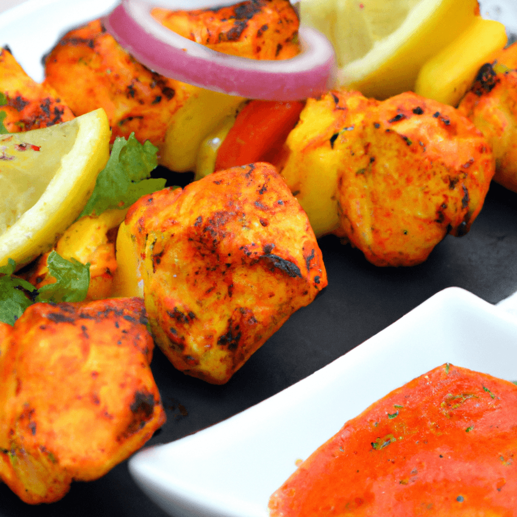 Brochettes de poulet tandoori au barbecue – recette facile au yaourt, citron et épices indiennes- Les épices curieuses