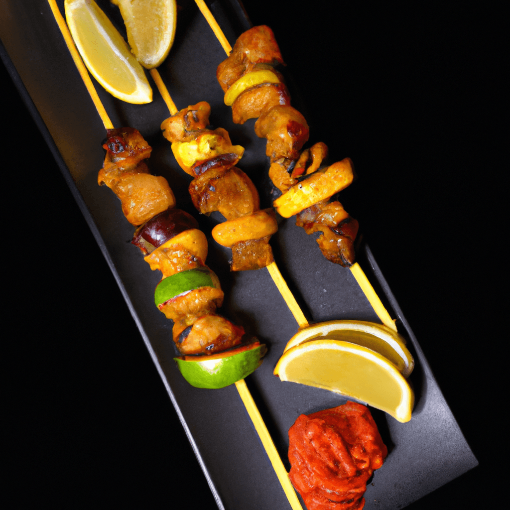 Brochettes façon satay sauce cacahuète épicée & citronnelle- Les épices curieuses