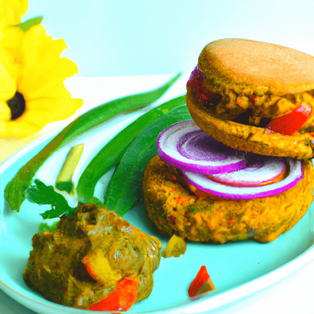 Burgers végétariens au curry rouge et coriandre fraîche – Recette savoureuse et facile à faire- Les épices curieuses
