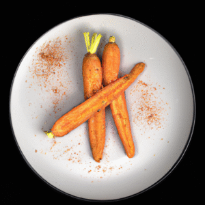 Carottes rôties au sel piment-orange- Les épices curieuses