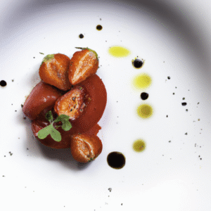 Carpaccio de tomates anciennes, fraises & vinaigre balsamique fumé- Les épices curieuses
