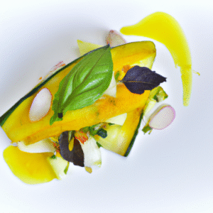 Ceviche de courgette aux agrumes & piment doux fumé- Les épices curieuses