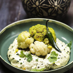Chou-fleur curry madras fort- Les épices curieuses