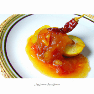 Chutney de pêches maison au piment doux et cannelle – recette facile et savoureuse- Les épices curieuses