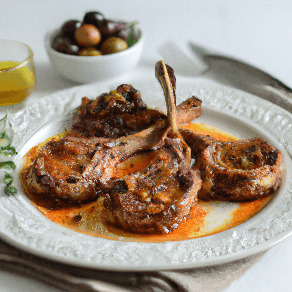 Côtelettes d’agneau enrobées de marinade harissa, orange & cumin- Les épices curieuses