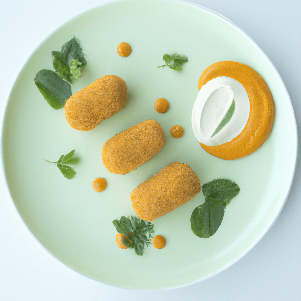 Croquettes de lentilles corail & carottes, sauce yaourt au citron- Les épices curieuses