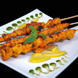 Délice de Brochettes de Poulet Tandoori : Plongée Exotique dans les Saveurs Indiennes- Les épices curieuses