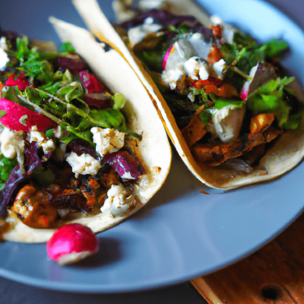 Délicieux tacos de pastèque grillée et fromage végétal aux noix de cajou ou tofu lactofermenté aux herbes- Les épices curieuses