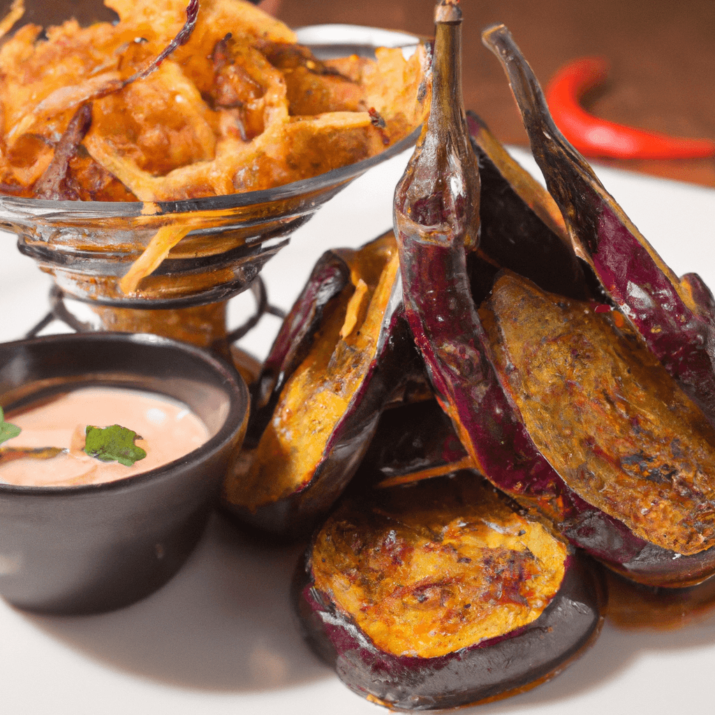 Frites d'Aubergines Croustillantes aux Épices Tandoori- Les épices curieuses