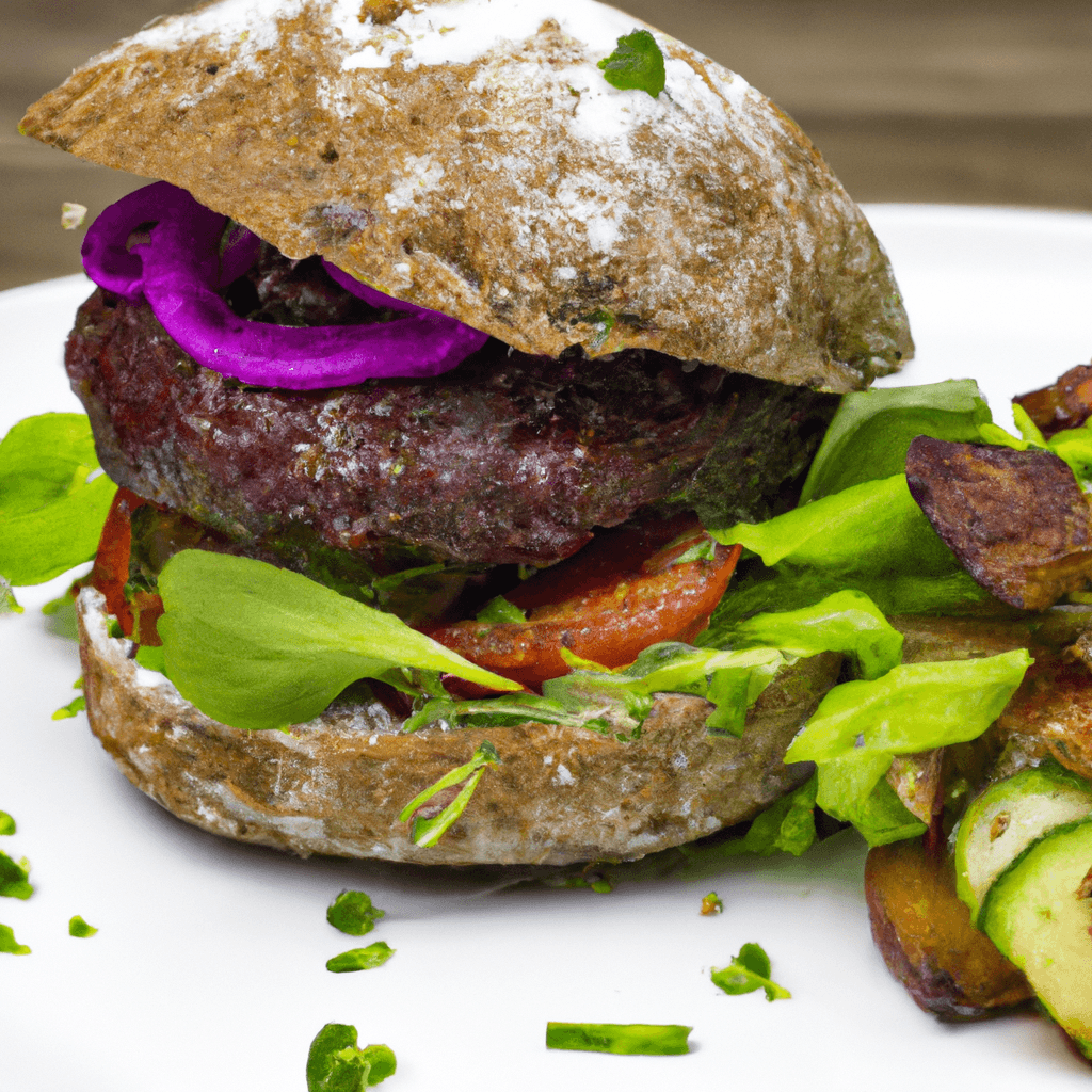 Hamburger Végétarien Gourmand- Les épices curieuses